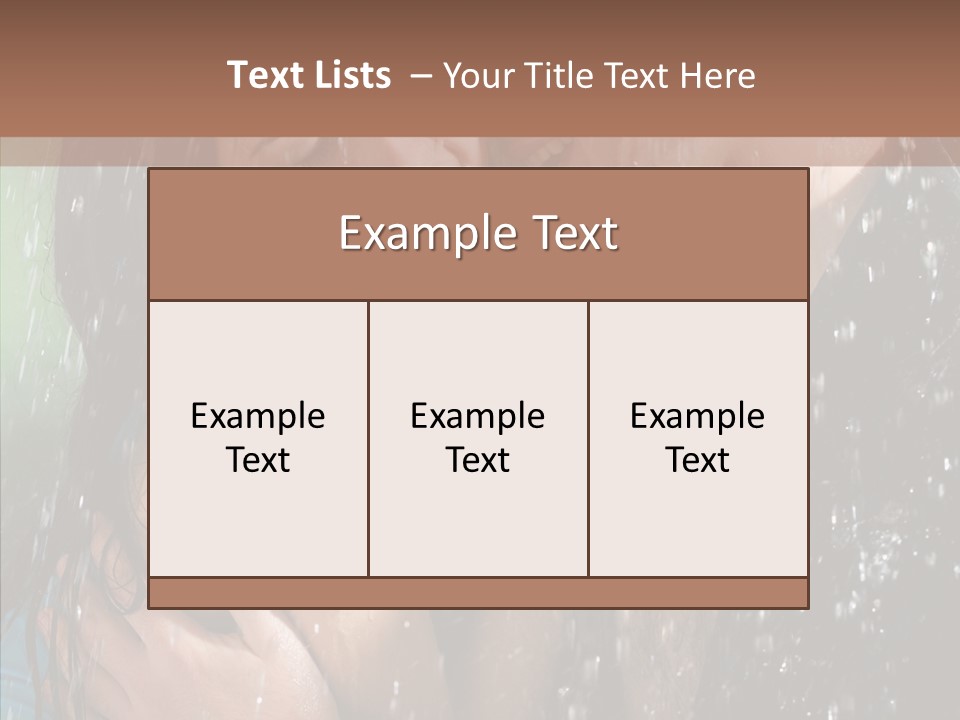 Sexy  Amor PowerPoint Template