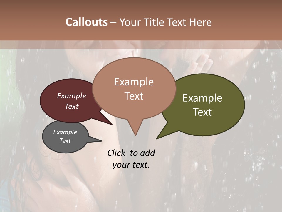 Sexy  Amor PowerPoint Template