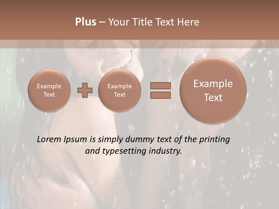 Sexy  Amor PowerPoint Template