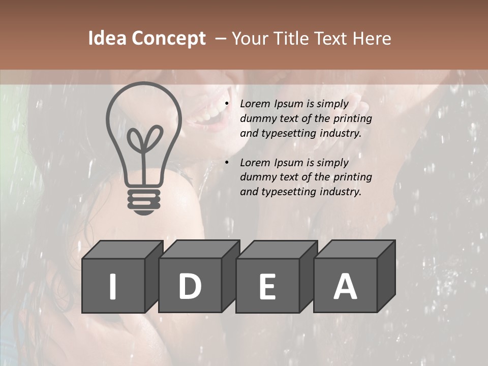 Sexy  Amor PowerPoint Template