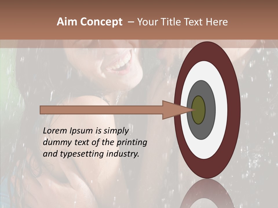 Sexy  Amor PowerPoint Template