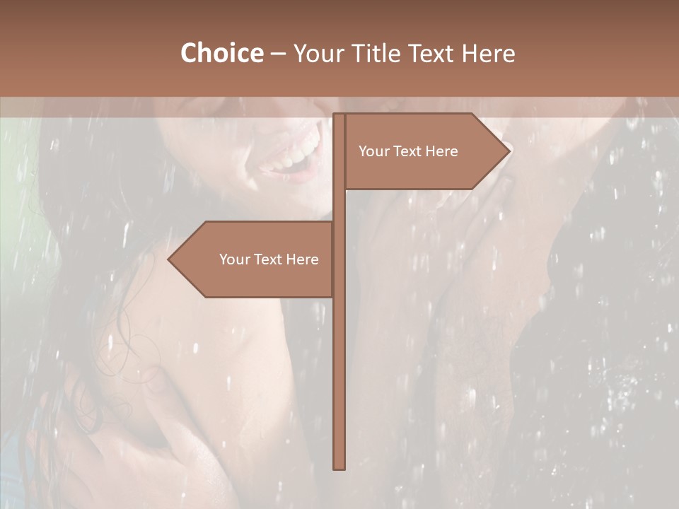 Sexy  Amor PowerPoint Template