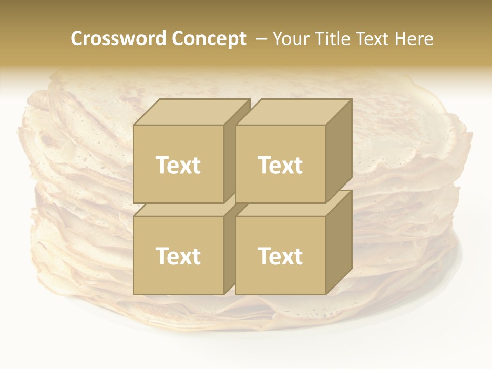 Snack Shrove Pancake PowerPoint Template