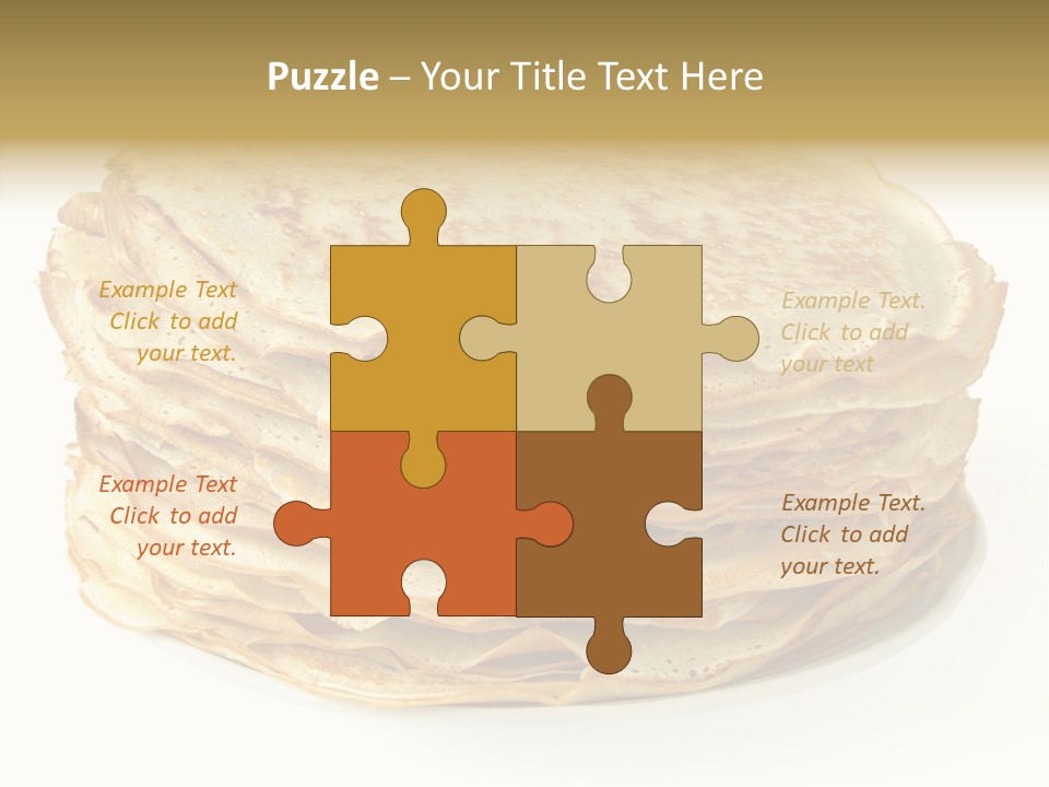 Snack Shrove Pancake PowerPoint Template