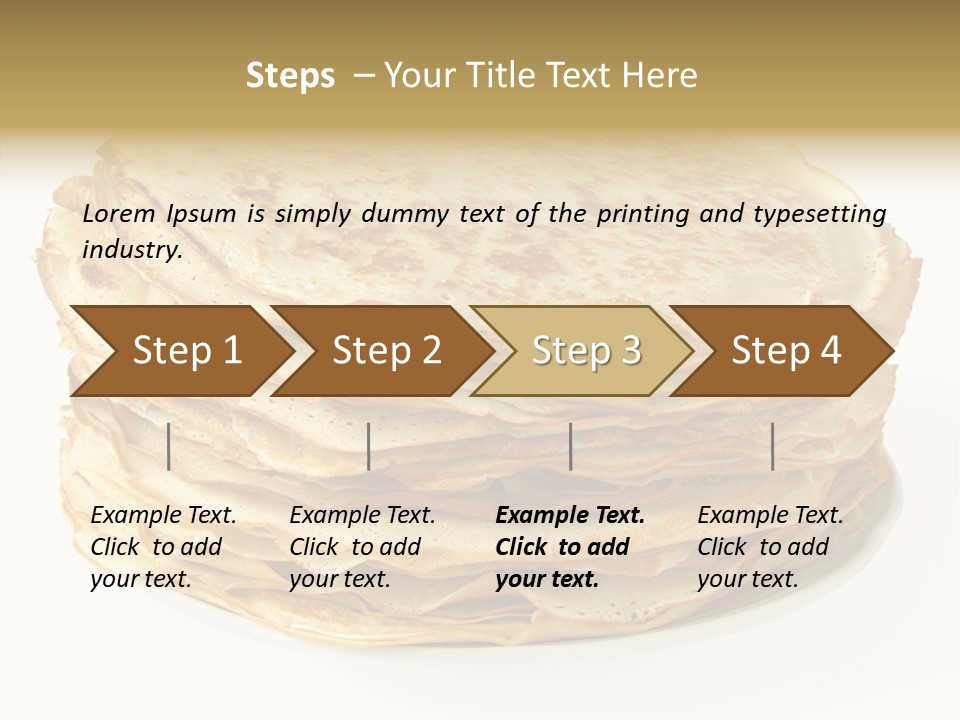 Snack Shrove Pancake PowerPoint Template