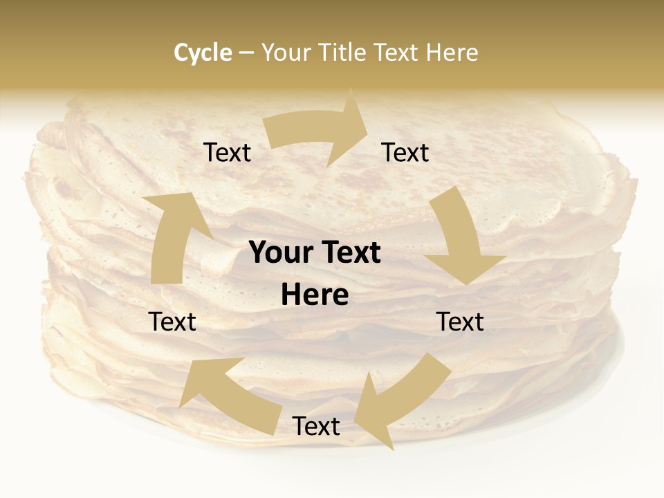 Snack Shrove Pancake PowerPoint Template