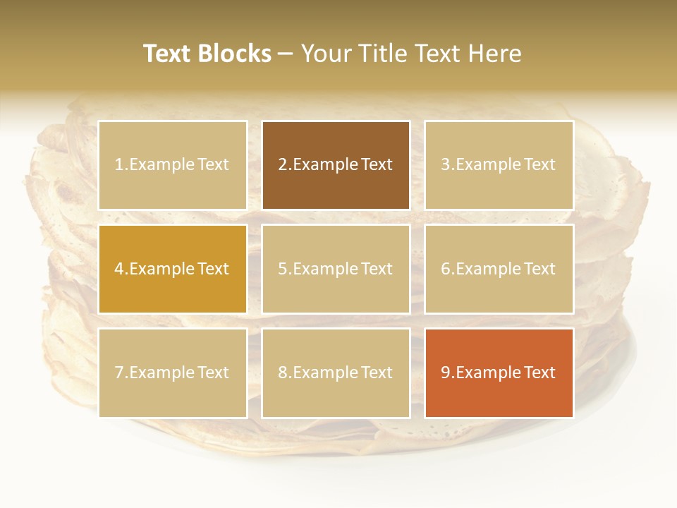 Snack Shrove Pancake PowerPoint Template