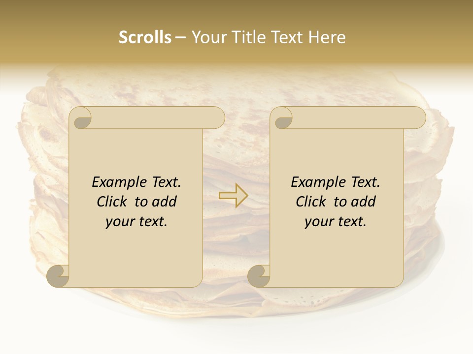 Snack Shrove Pancake PowerPoint Template