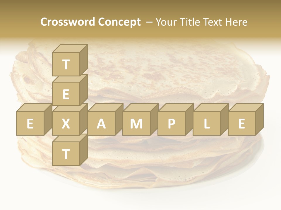 Snack Shrove Pancake PowerPoint Template