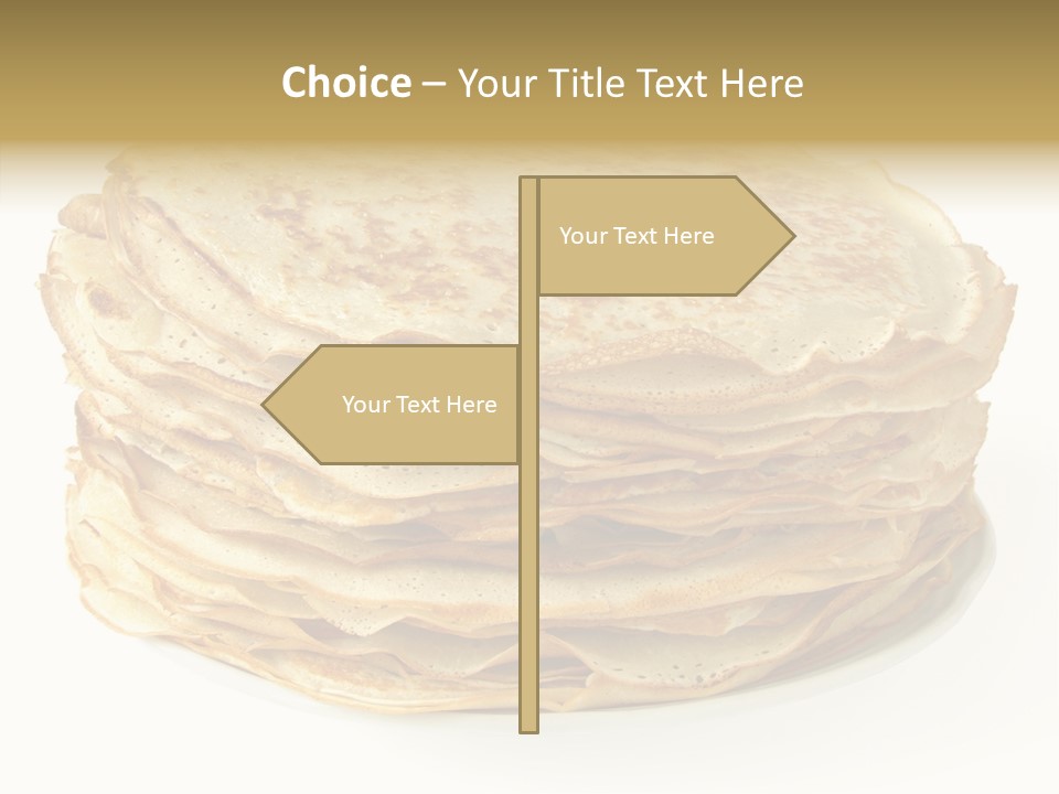 Snack Shrove Pancake PowerPoint Template
