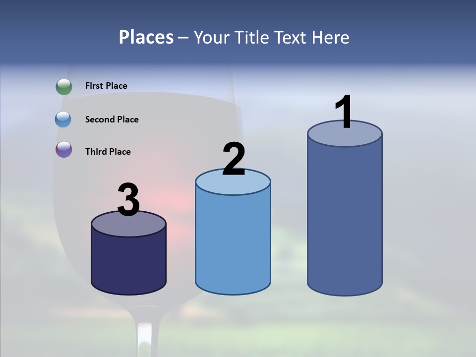 Field Alcohol Red PowerPoint Template