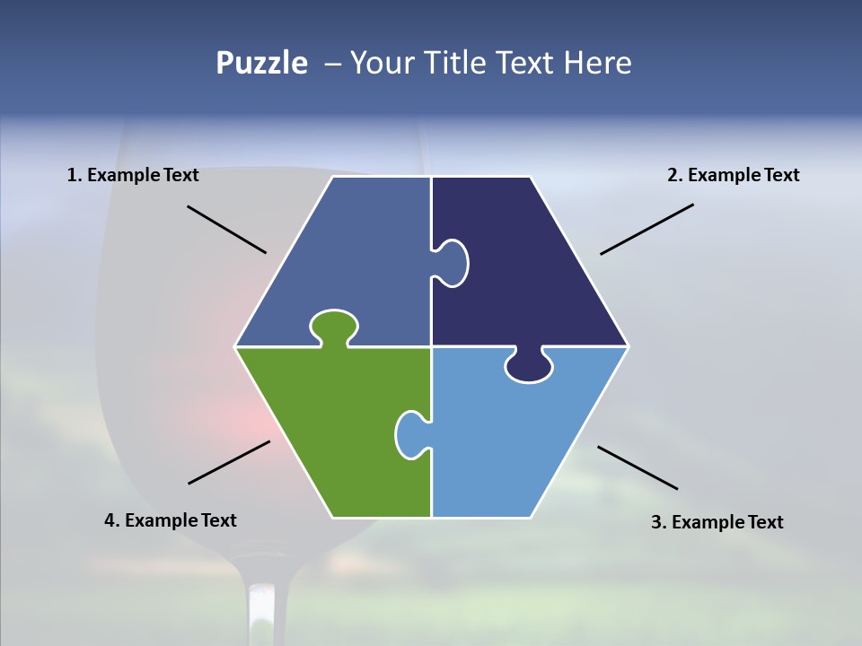 Field Alcohol Red PowerPoint Template