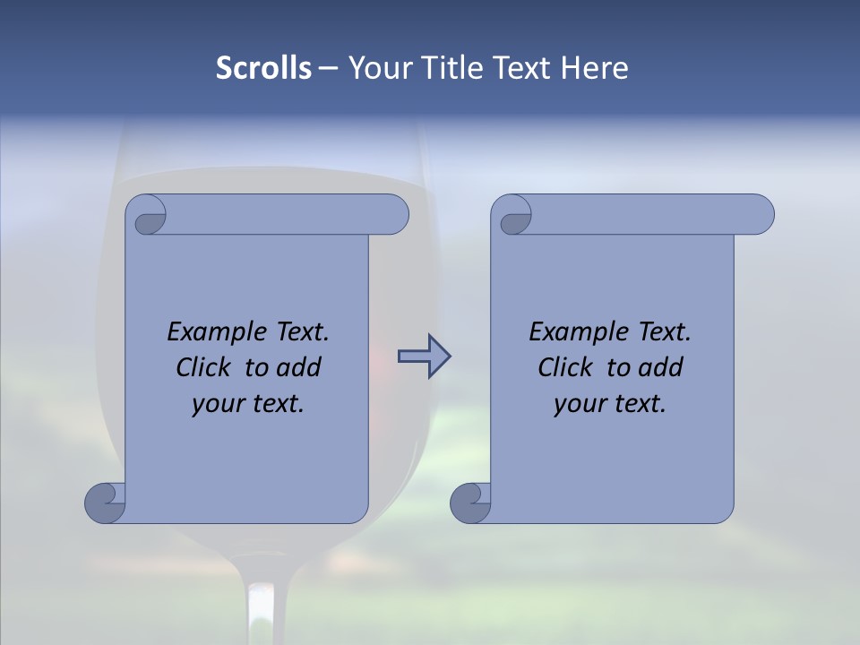 Field Alcohol Red PowerPoint Template
