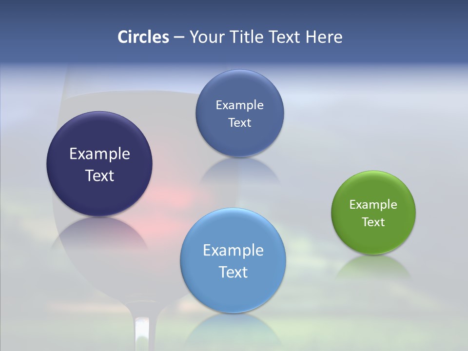 Field Alcohol Red PowerPoint Template