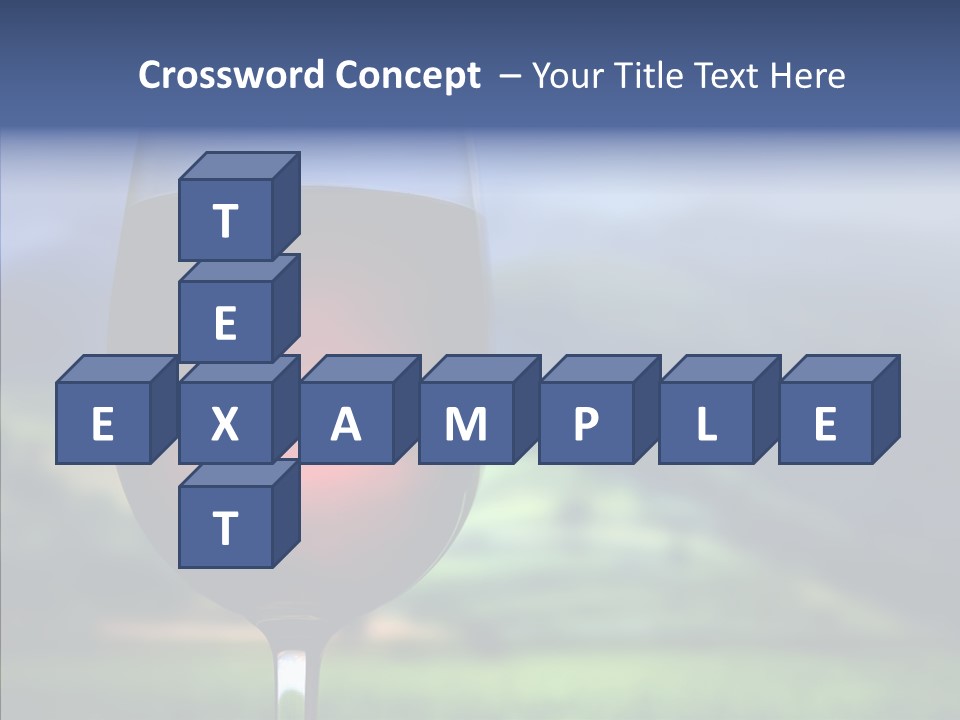 Field Alcohol Red PowerPoint Template