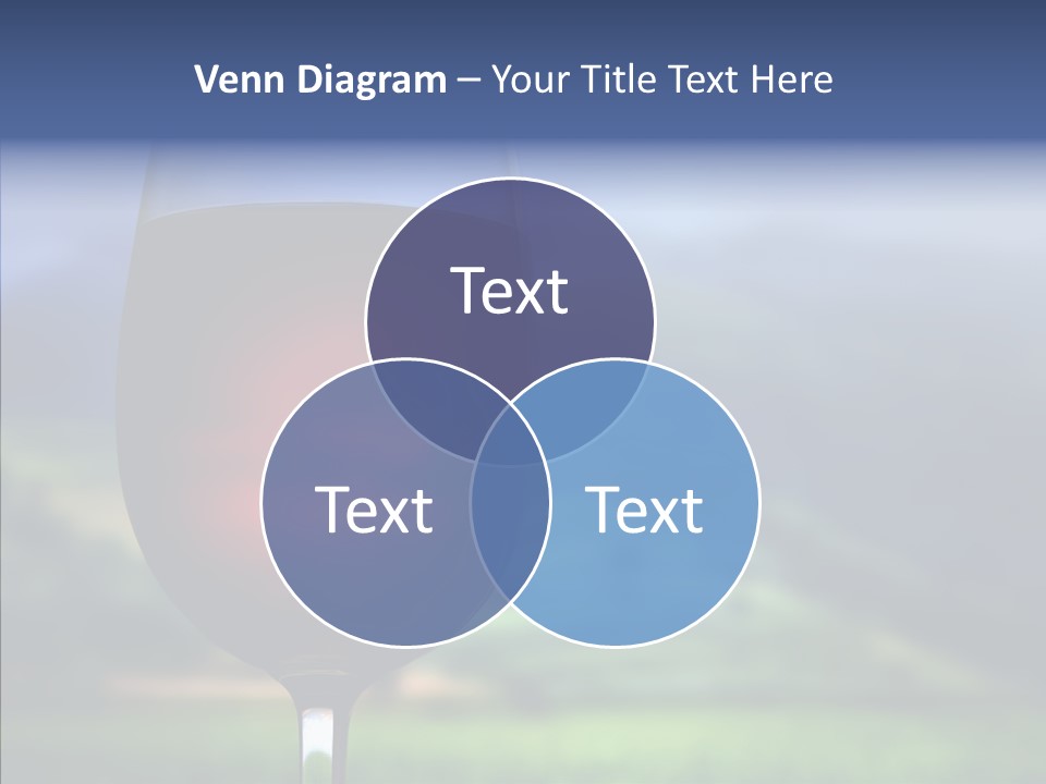 Field Alcohol Red PowerPoint Template