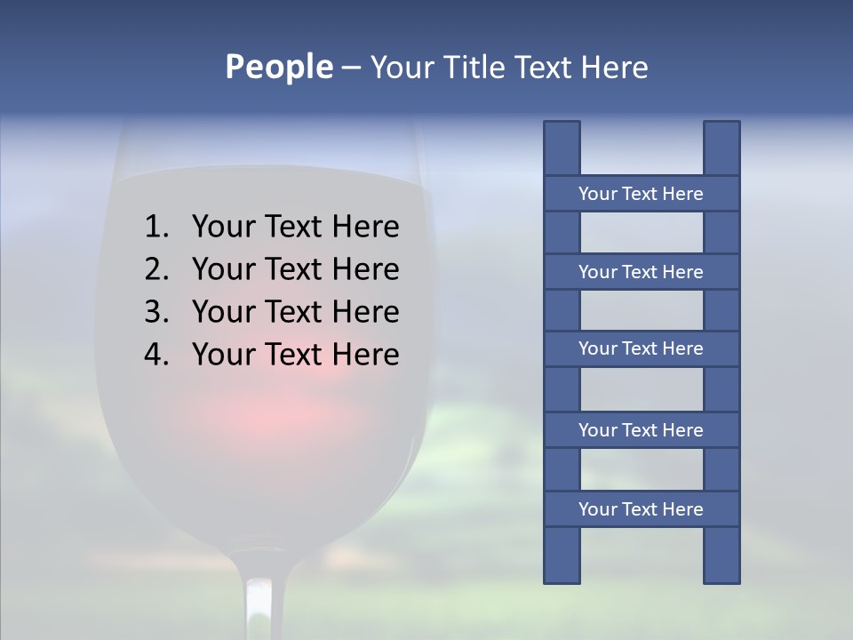 Field Alcohol Red PowerPoint Template