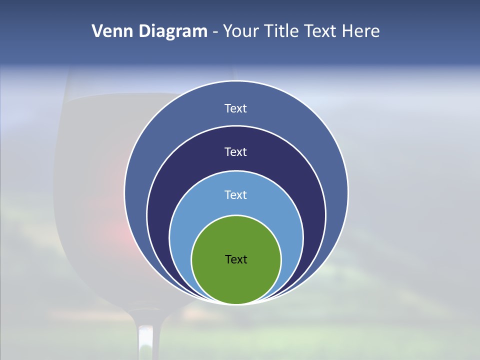 Field Alcohol Red PowerPoint Template