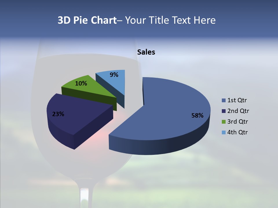Field Alcohol Red PowerPoint Template