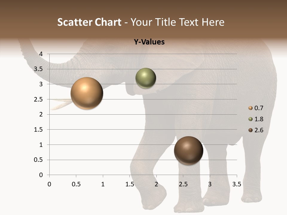 White Elephant Animal PowerPoint Template