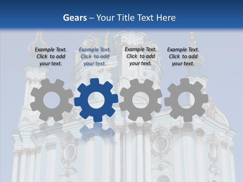 Sky Design Blue PowerPoint Template