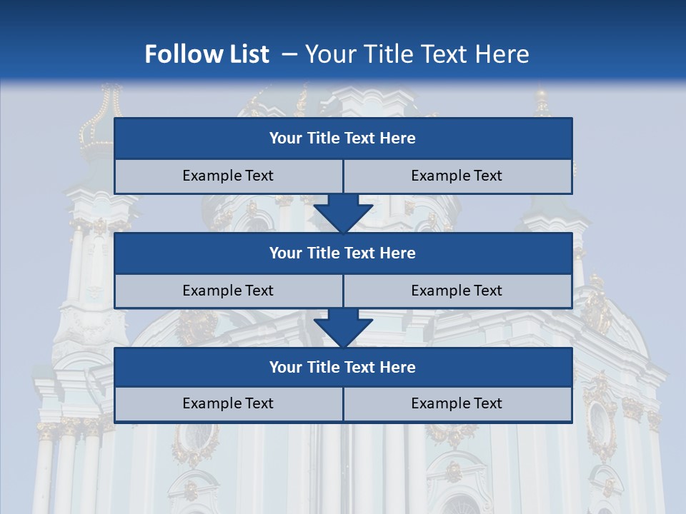 Sky Design Blue PowerPoint Template