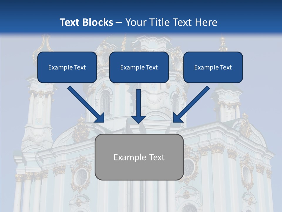 Sky Design Blue PowerPoint Template