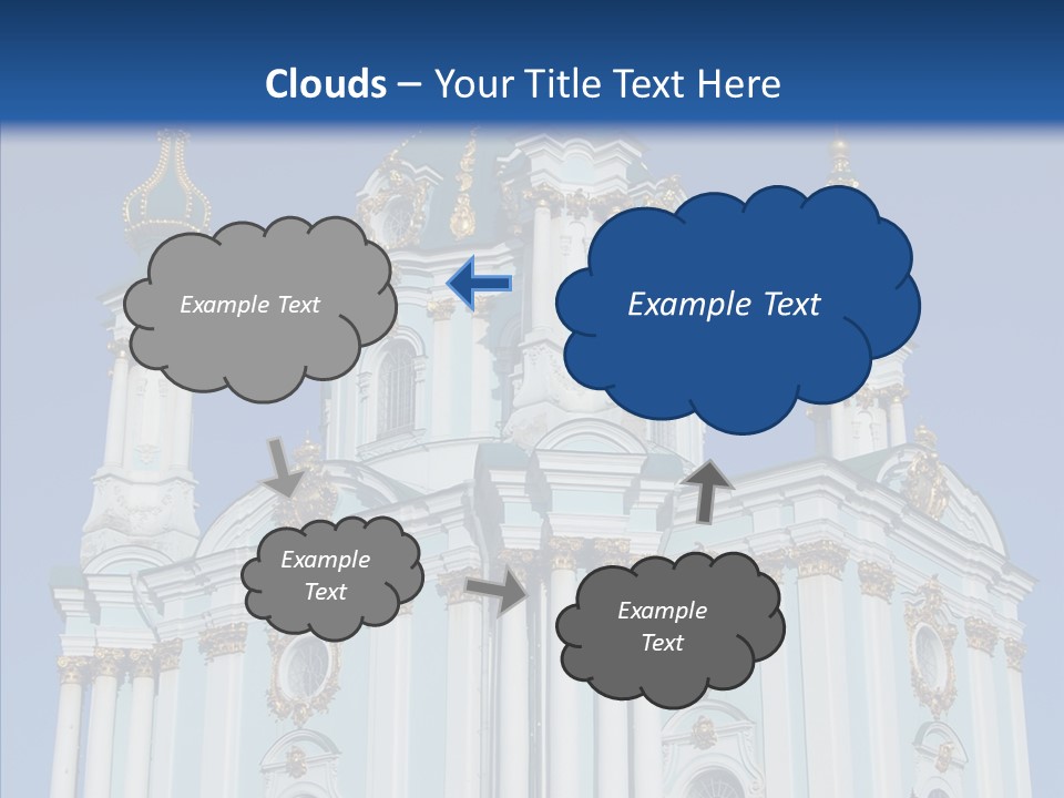 Sky Design Blue PowerPoint Template