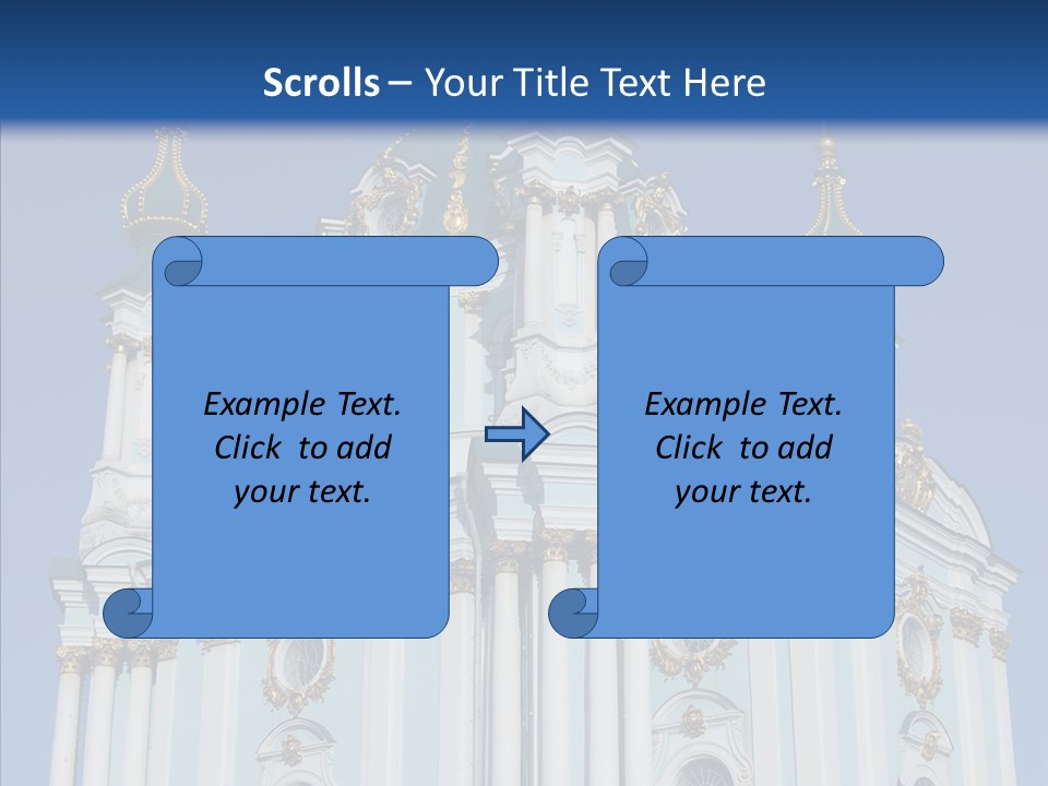 Sky Design Blue PowerPoint Template