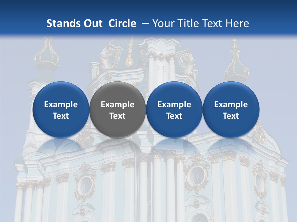 Sky Design Blue PowerPoint Template