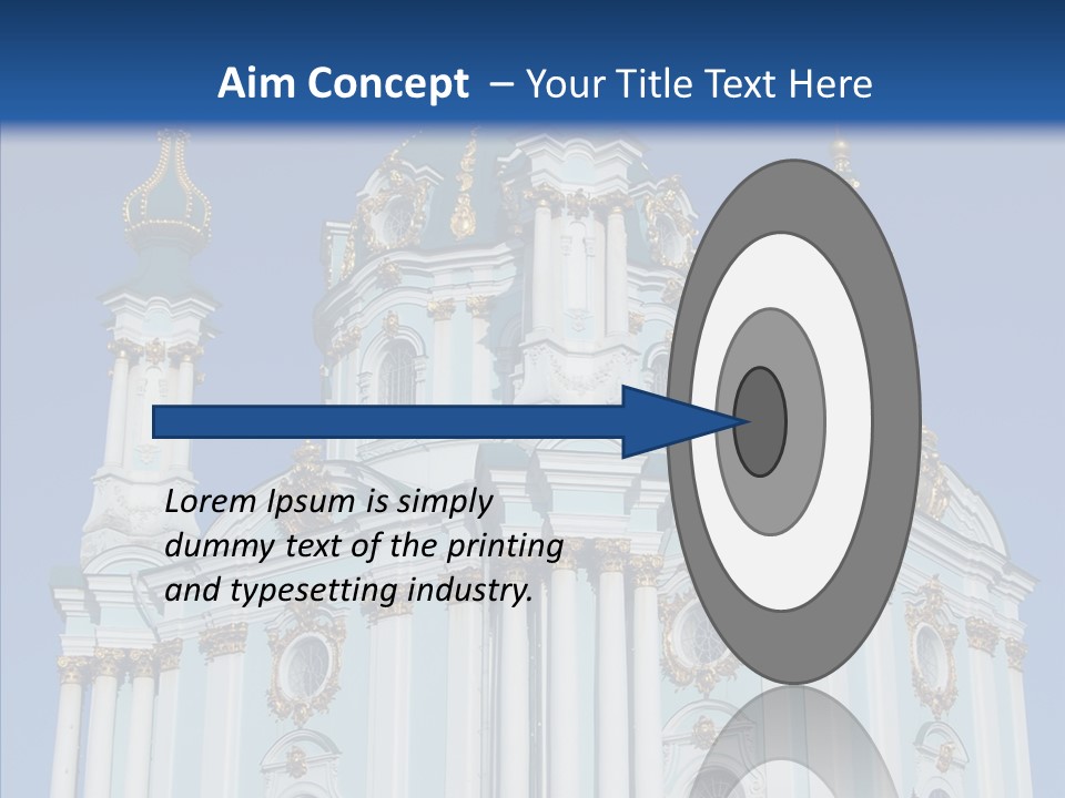 Sky Design Blue PowerPoint Template