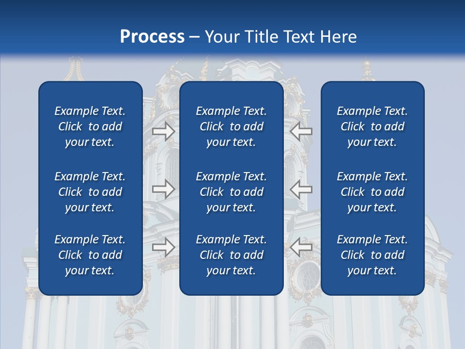Sky Design Blue PowerPoint Template