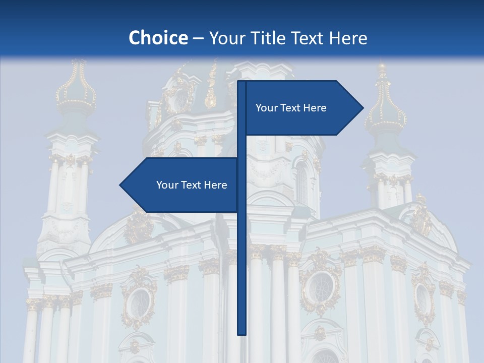 Sky Design Blue PowerPoint Template