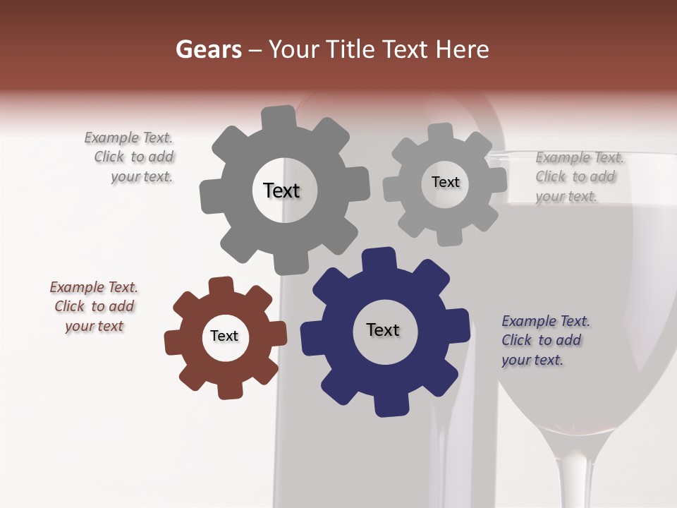 Reflex White Background Cheers PowerPoint Template