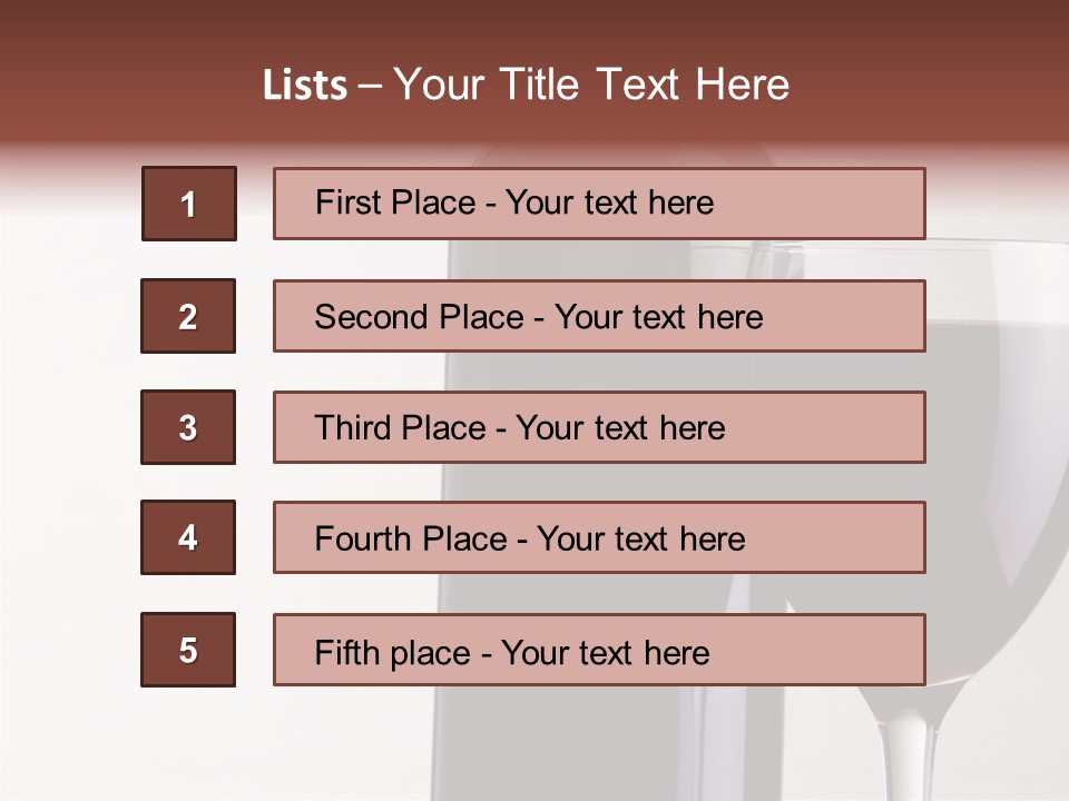 Reflex White Background Cheers PowerPoint Template