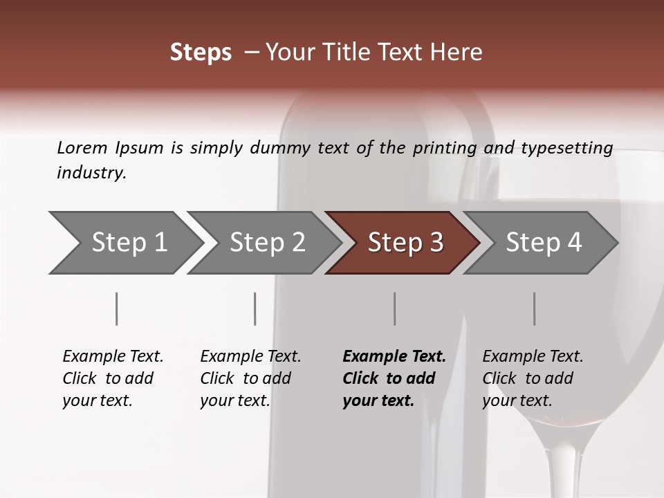 Reflex White Background Cheers PowerPoint Template