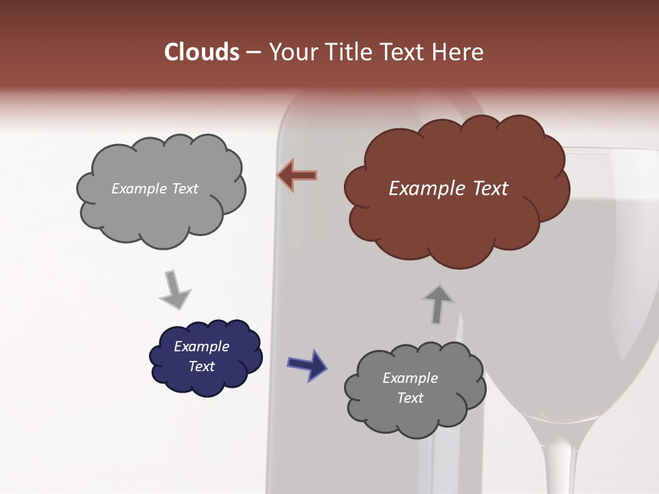 Reflex White Background Cheers PowerPoint Template