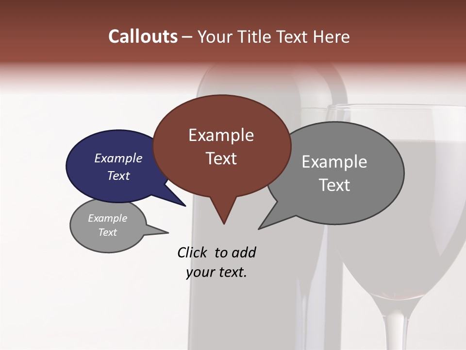 Reflex White Background Cheers PowerPoint Template