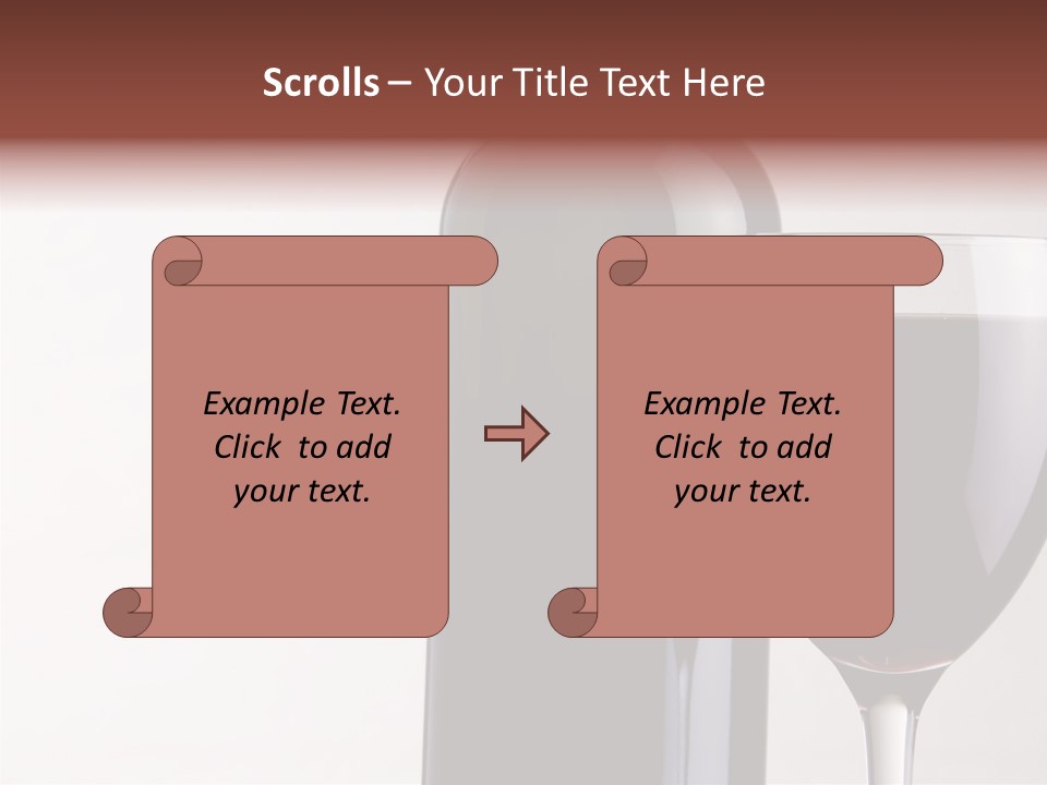 Reflex White Background Cheers PowerPoint Template