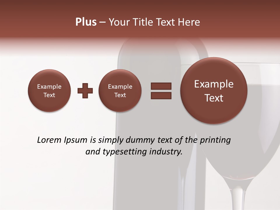 Reflex White Background Cheers PowerPoint Template