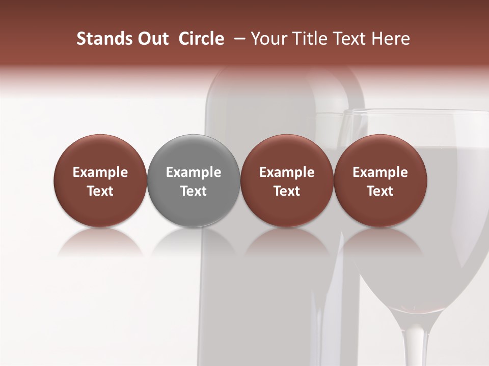 Reflex White Background Cheers PowerPoint Template