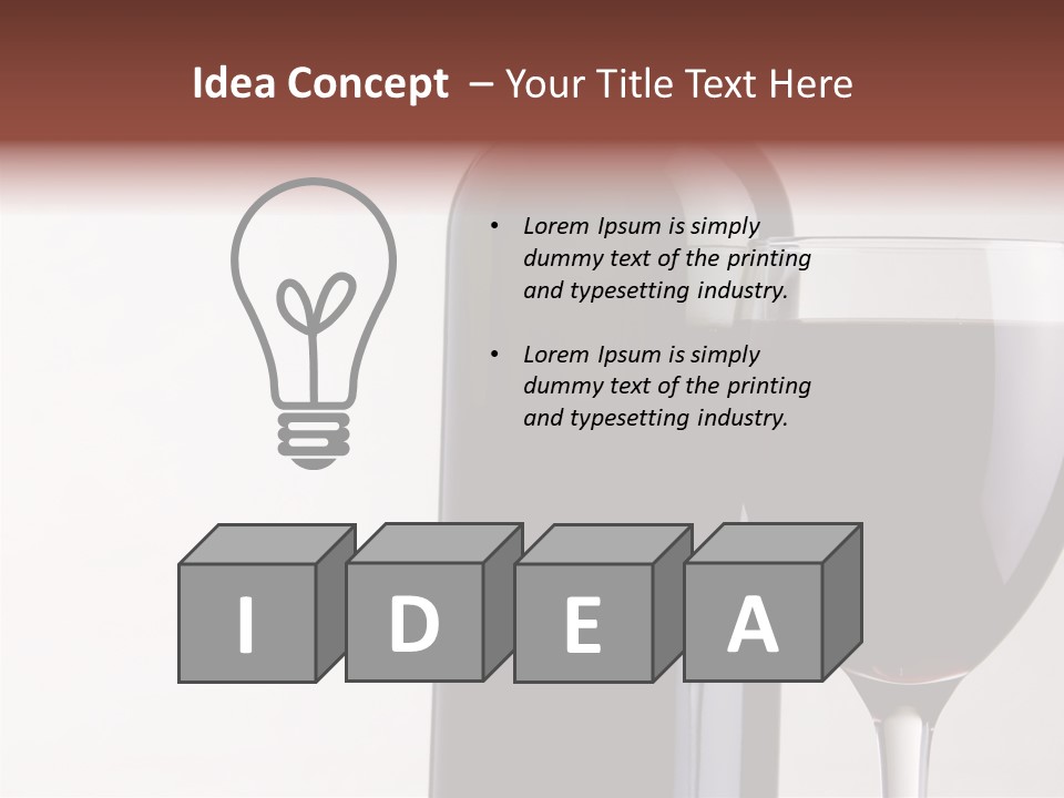 Reflex White Background Cheers PowerPoint Template