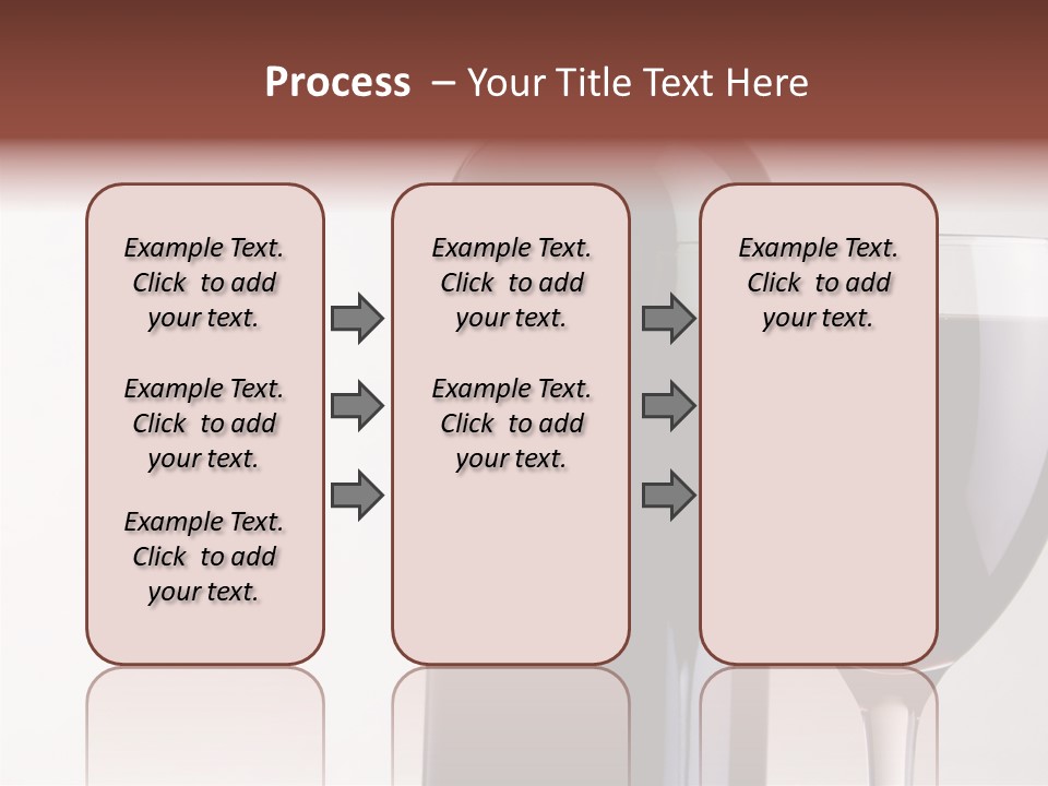 Reflex White Background Cheers PowerPoint Template