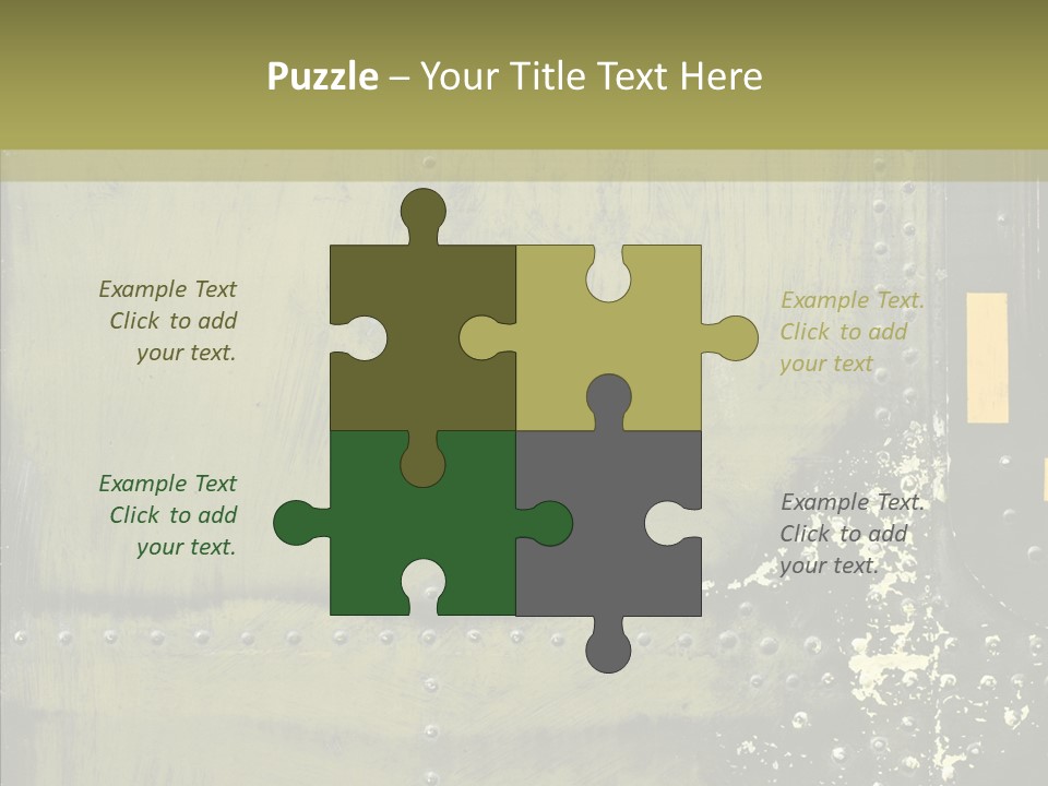 Rivet Corrosion Rust PowerPoint Template