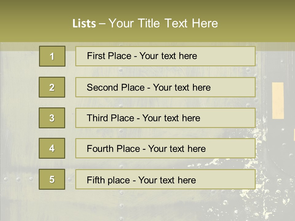 Rivet Corrosion Rust PowerPoint Template