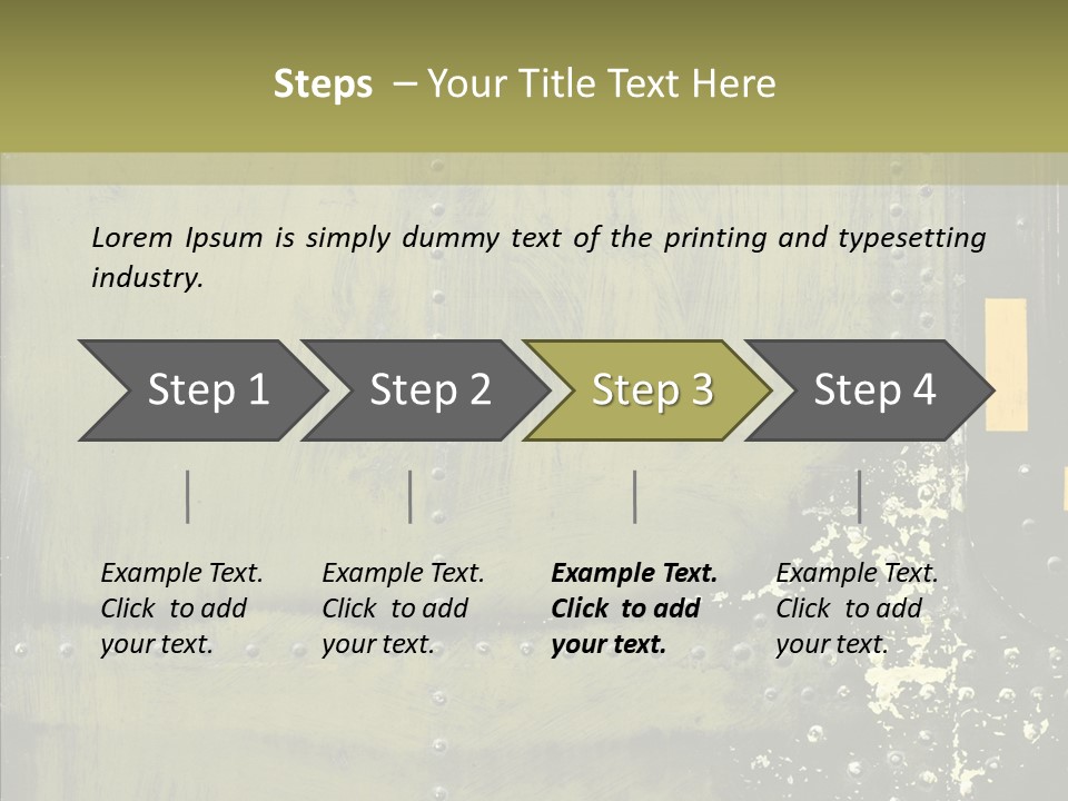 Rivet Corrosion Rust PowerPoint Template