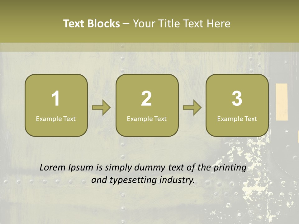 Rivet Corrosion Rust PowerPoint Template