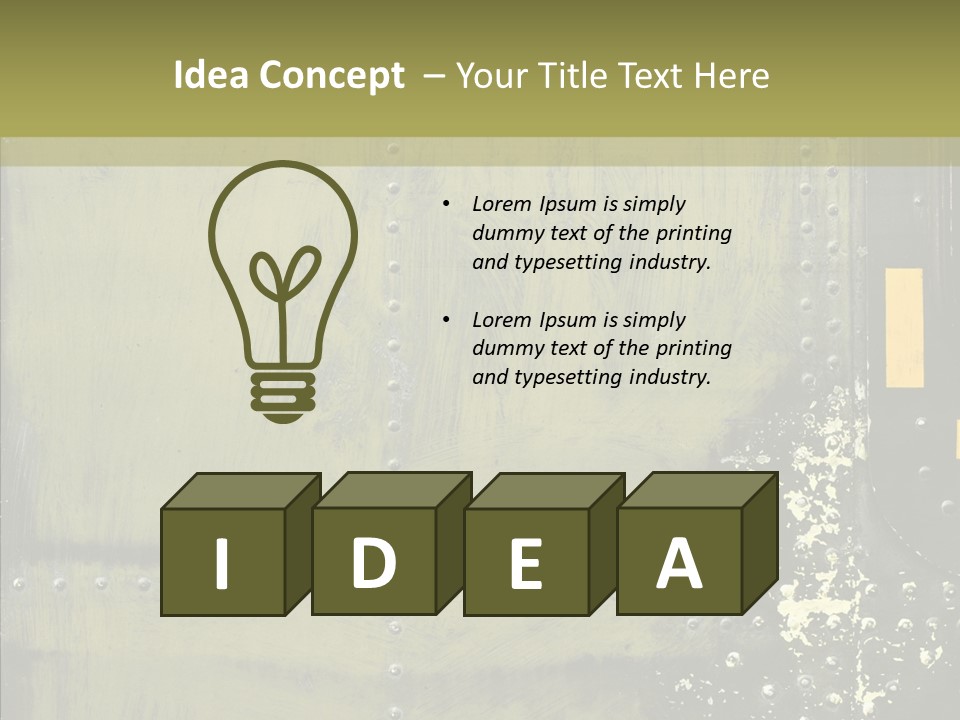 Rivet Corrosion Rust PowerPoint Template
