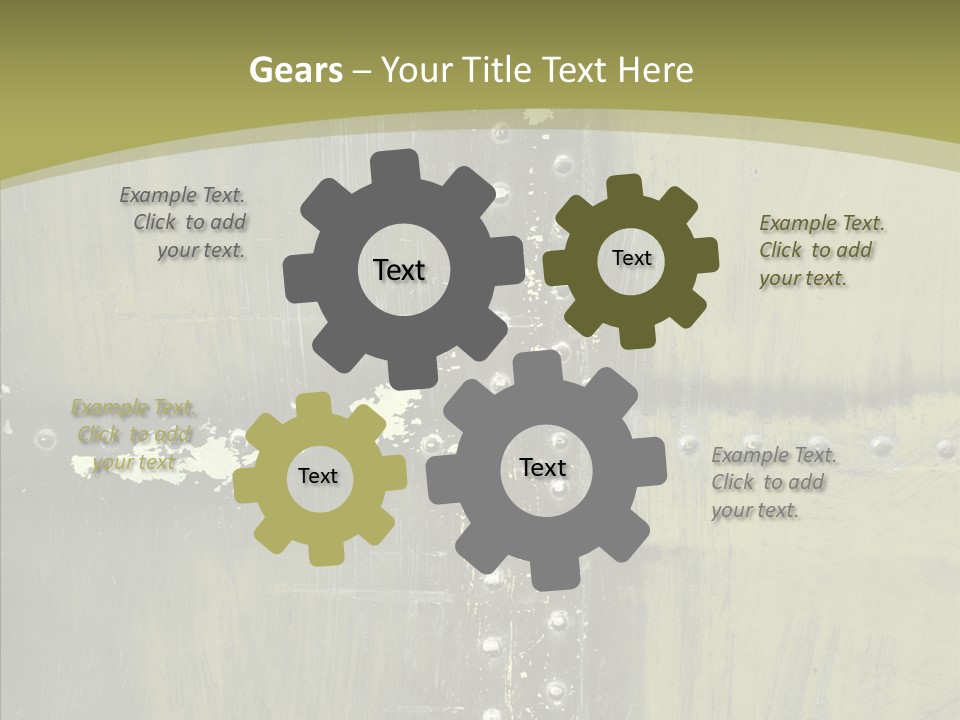 Screws Flight Oxidation PowerPoint Template