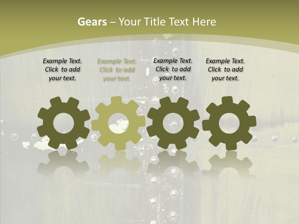 Screws Flight Oxidation PowerPoint Template